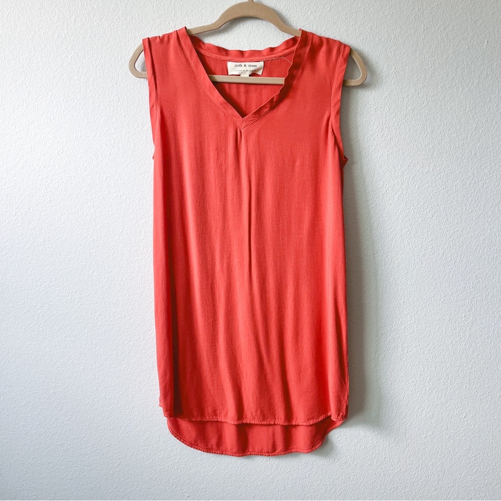 Cloth & Stone by Anthropology Sleeveless Shirt Dress